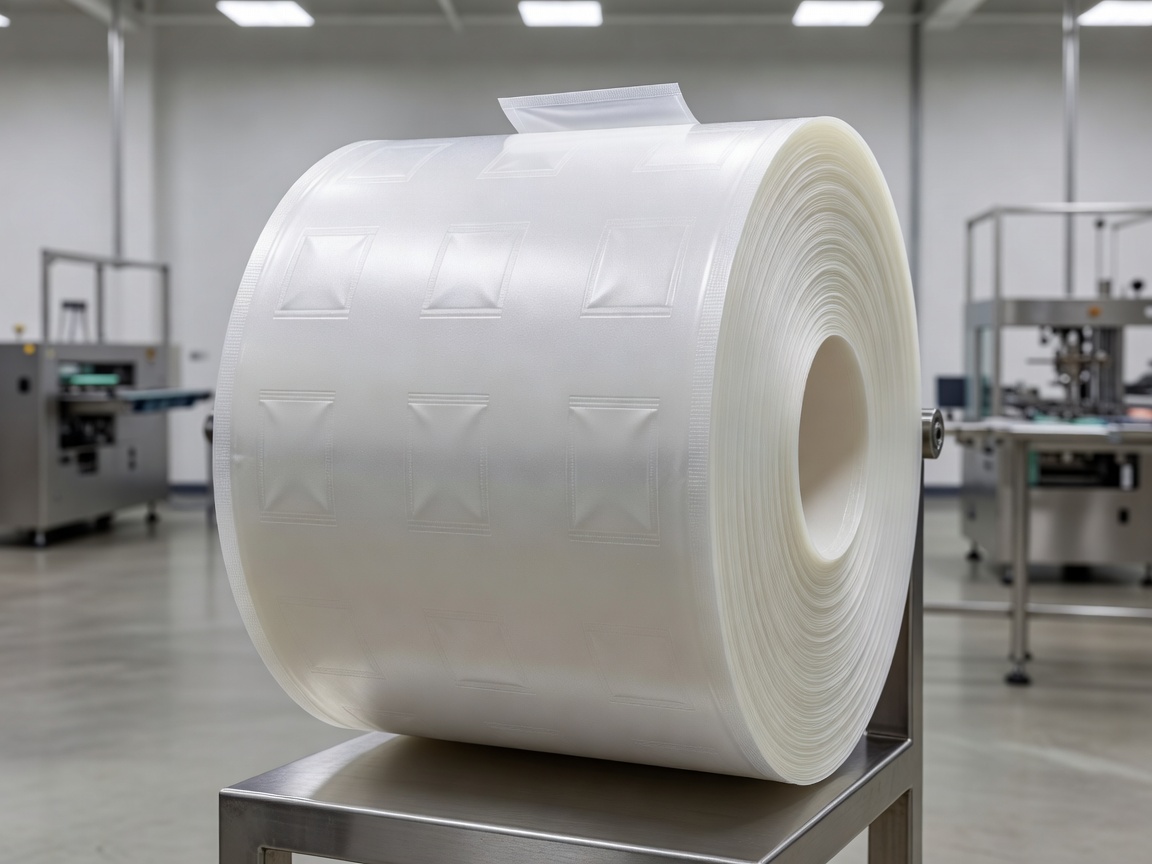 Recyclable mono-polyethylene sachet film roll for circular packaging compliance